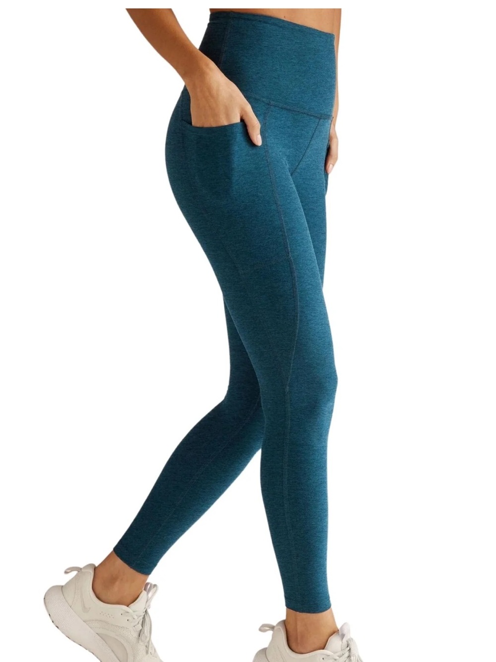 Beyond Yoga X Peloton Spacedye High Waisted Midi Legging Women’s S Teal Blue